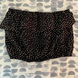 PacSun Cropped Strapless Top